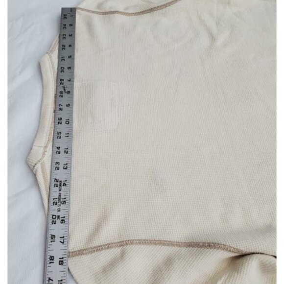 VTG Y2K Abercrombie Cream Thermal Top Sz XL A&F Twilight Bella Swan Fairy Grunge - Picture 6 of 9